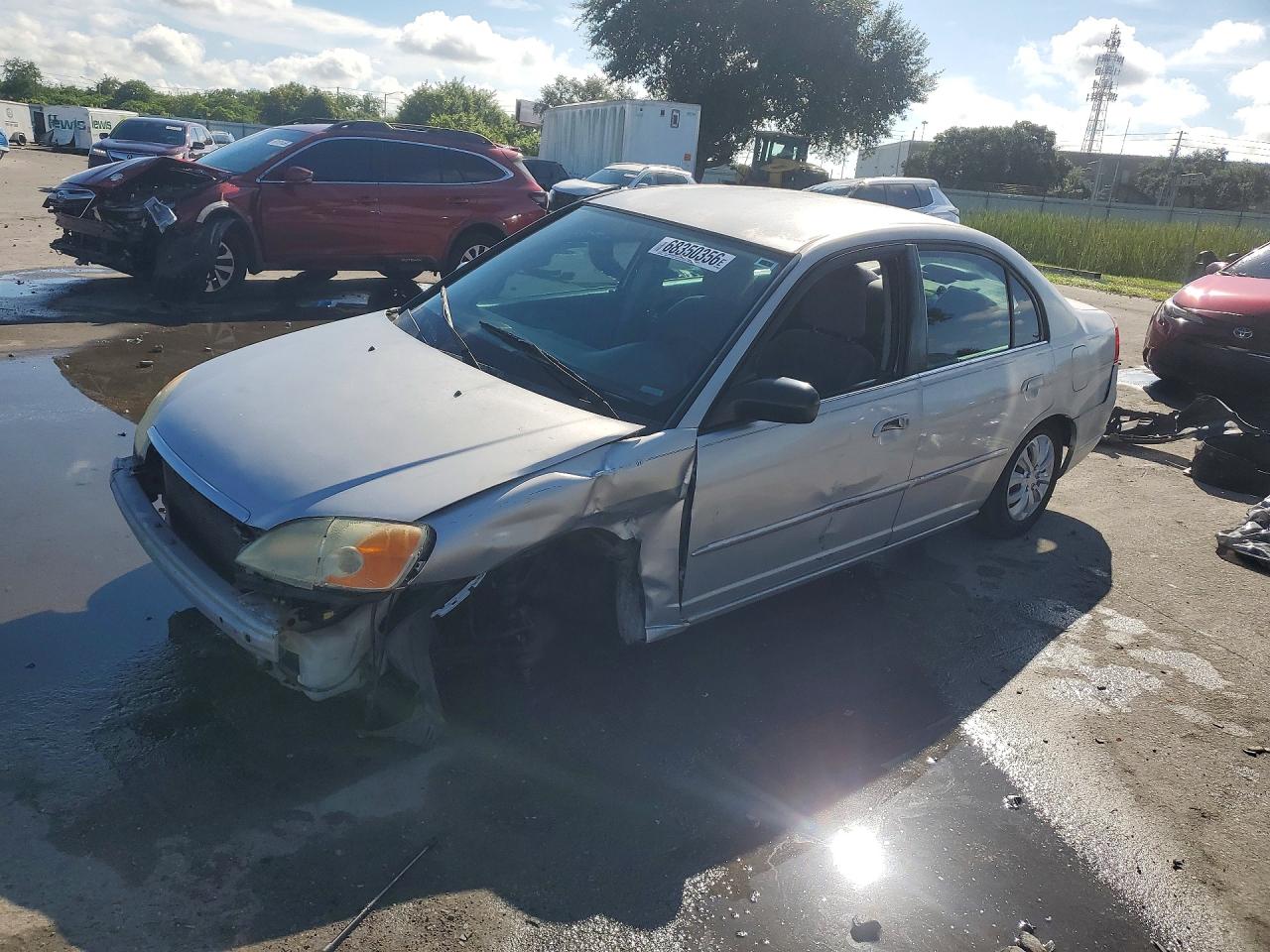 2002 HONDA CIVIC LX | 1HGES16552L070461 | UPCARS
