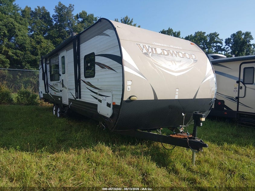 2017 FOREST RIVER WILDWOOD TRAVEL TRAILER | 4X4TWDB2XHA260214 | UPCARS