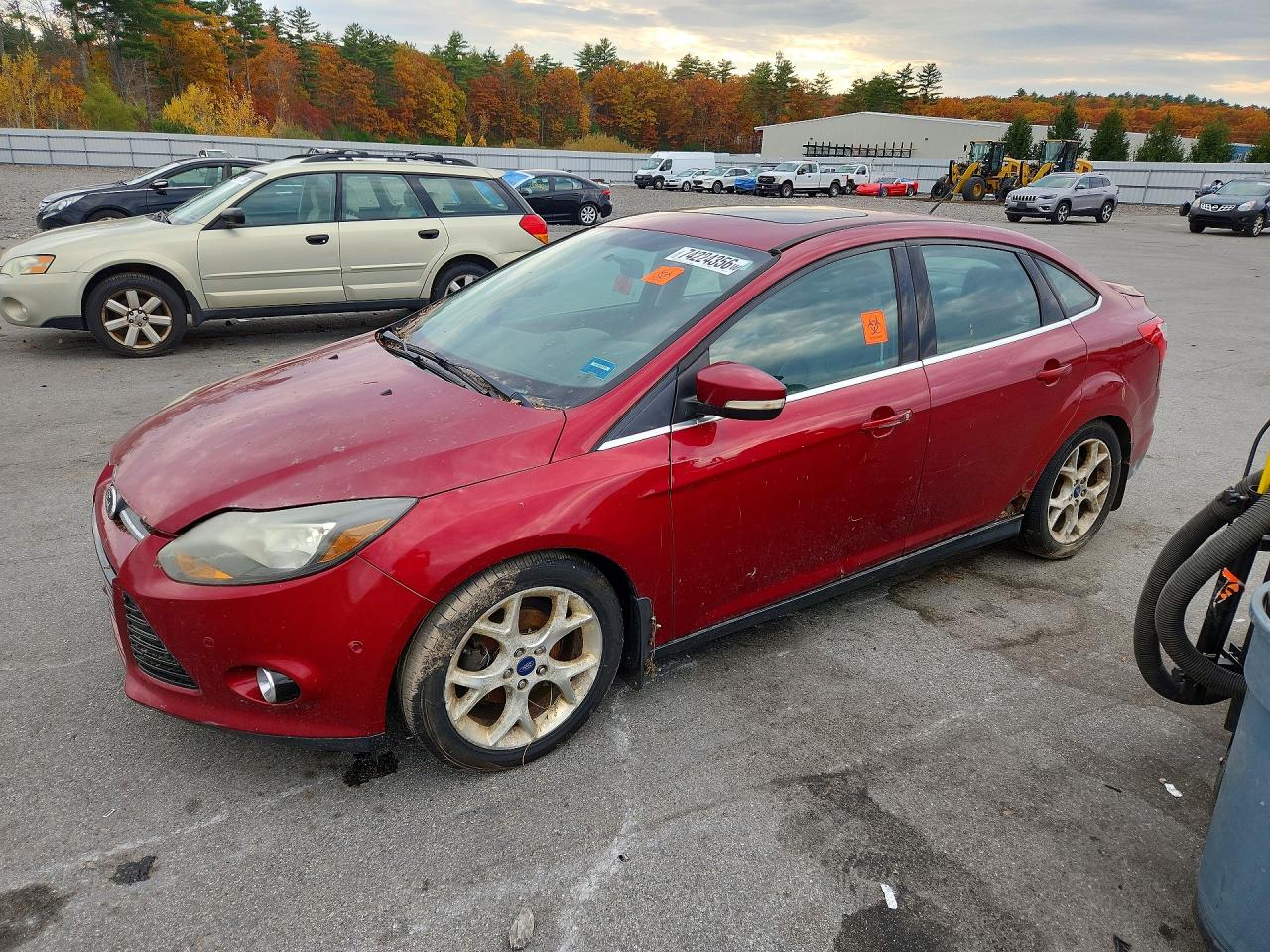 2014 FORD FOCUS TITANIUM | 1FADP3J24EL215133 | UPCARS