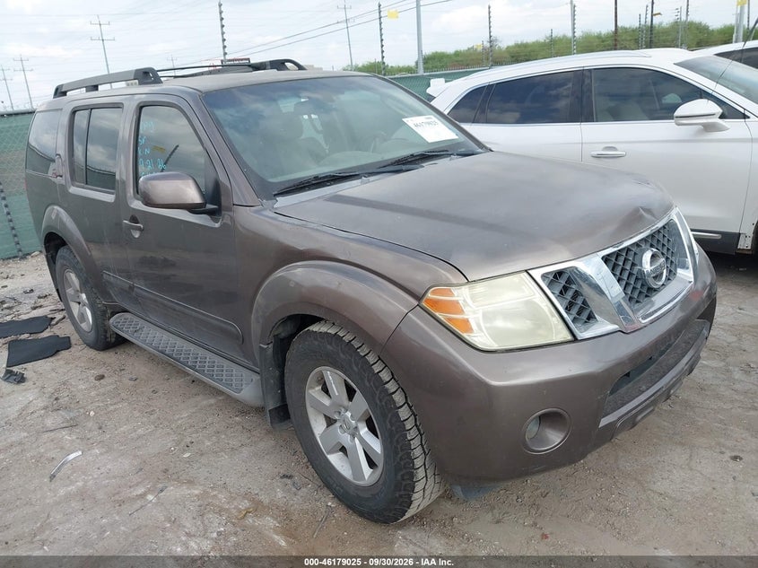 2008 NISSAN PATHFINDER SE | 5N1AR18U68C648374 | UPCARS