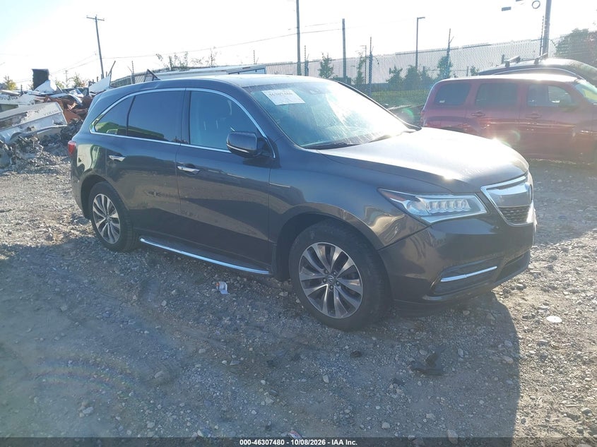 2015 ACURA MDX TECHNOLOGY PKG W/ENTERTAINMENT PKG | 5FRYD4H6XFB009899 | UPCARS