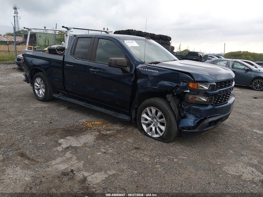 2021 CHEVROLET SILVERADO 1500 4WD  STANDARD BED CUSTOM | 1GCRYBEK1MZ364371 | UPCARS