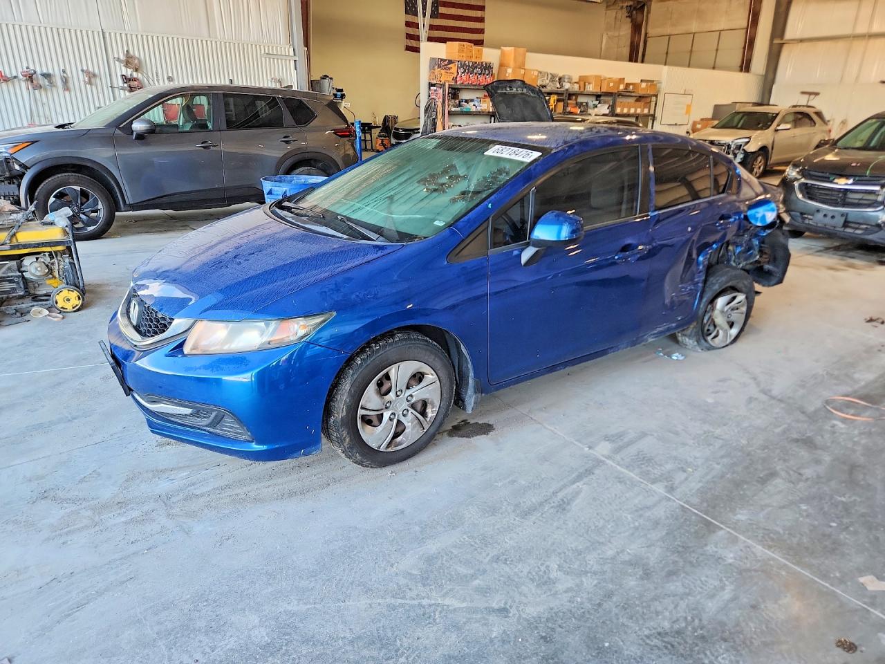 2013 HONDA CIVIC LX | 19XFB2F54DE070827 | UPCARS