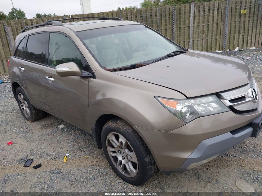 2009 ACURA MDX TECHNOLOGY PACKAGE | 2HNYD28669H506396 | UPCARS