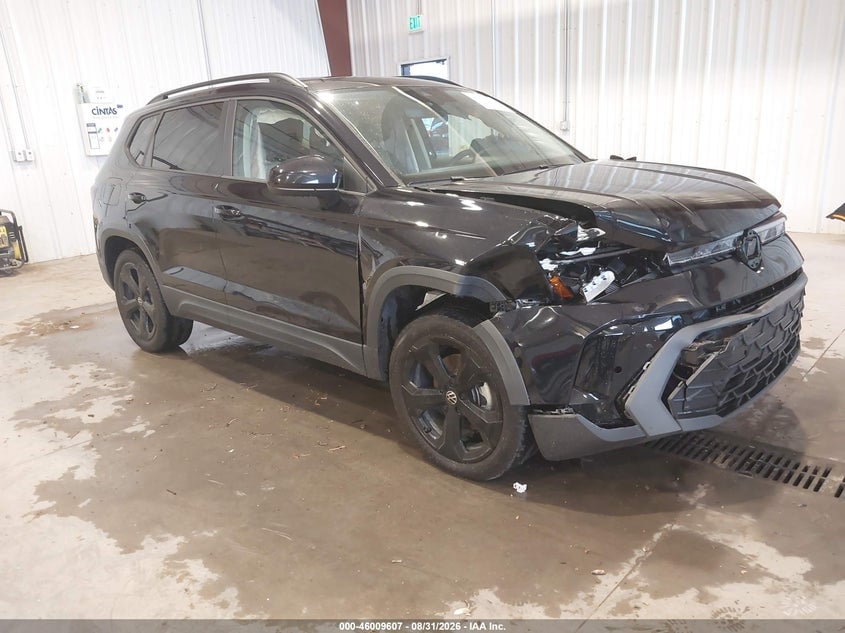2025 VOLKSWAGEN TAOS 1.5T SE BLACK | 3VV2C7B29SM003245 | UPCARS