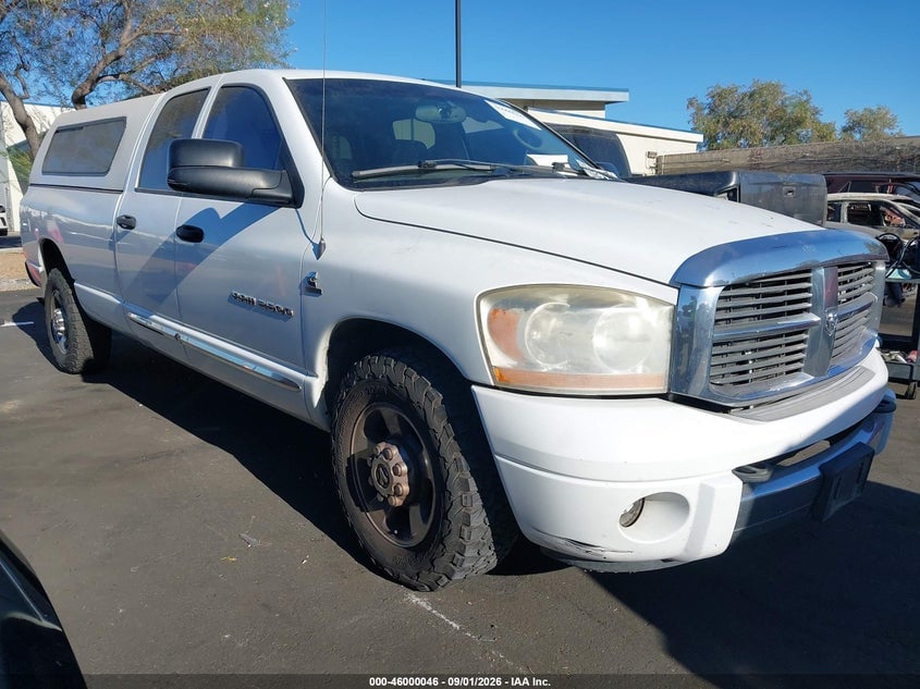 2006 DODGE RAM 2500 LARAMIE | 3D7KR28CX6G171454 | UPCARS