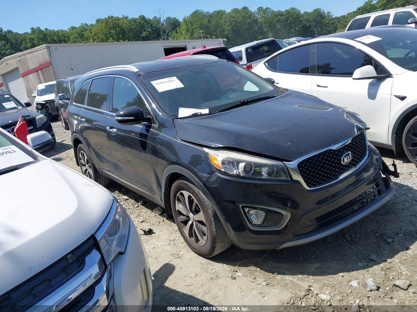 2016 KIA SORENTO 3.3L EX | 5XYPH4A51GG153273 | UPCARS