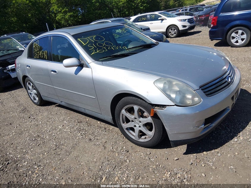 2003 INFINITI G35 BASE W/6 SPEED MANUAL | JNKCV51E63M016785 | UPCARS