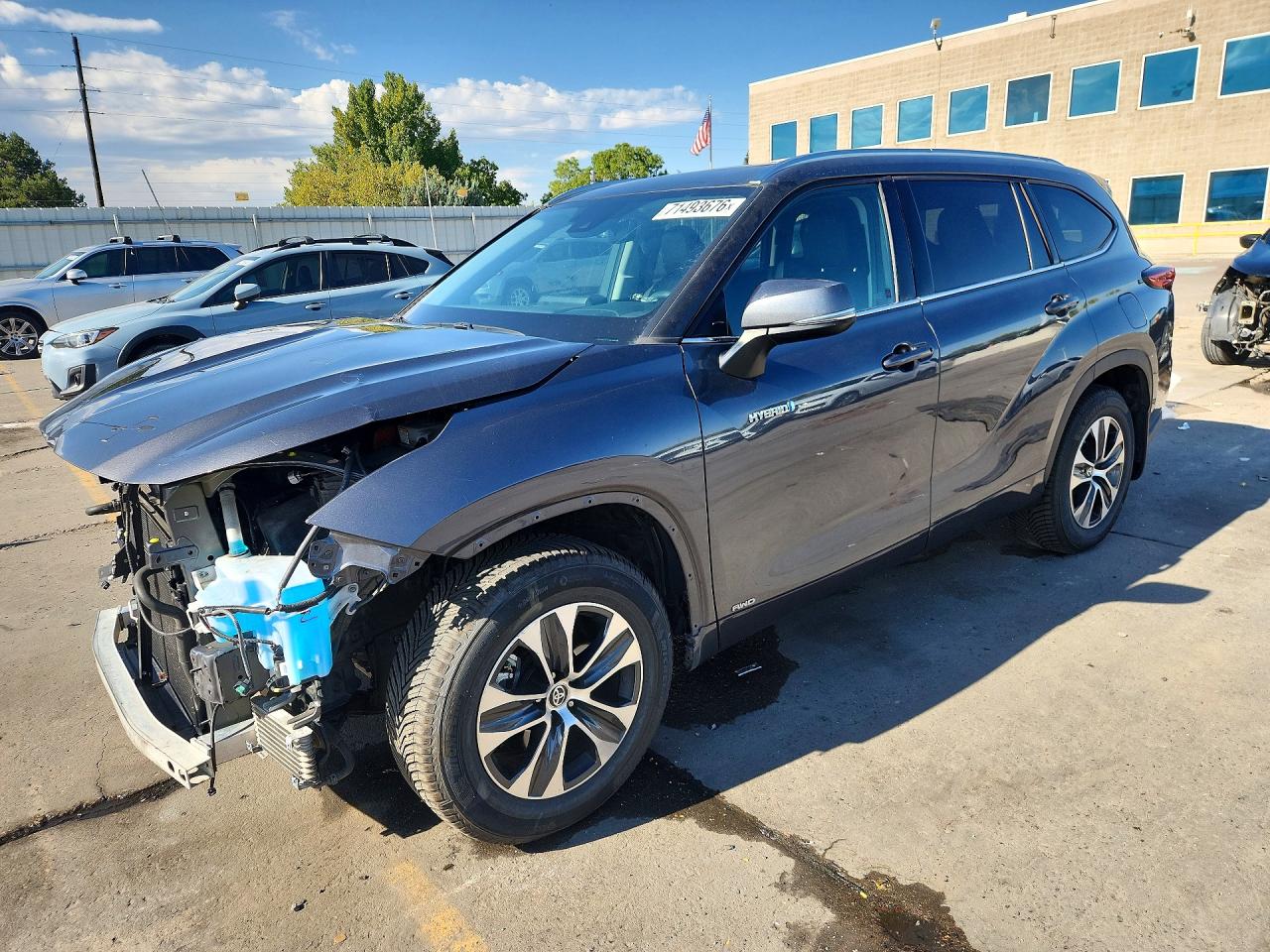 2020 TOYOTA HIGHLANDER HYBRID XLE | 5TDGBRCH5LS511087 | UPCARS