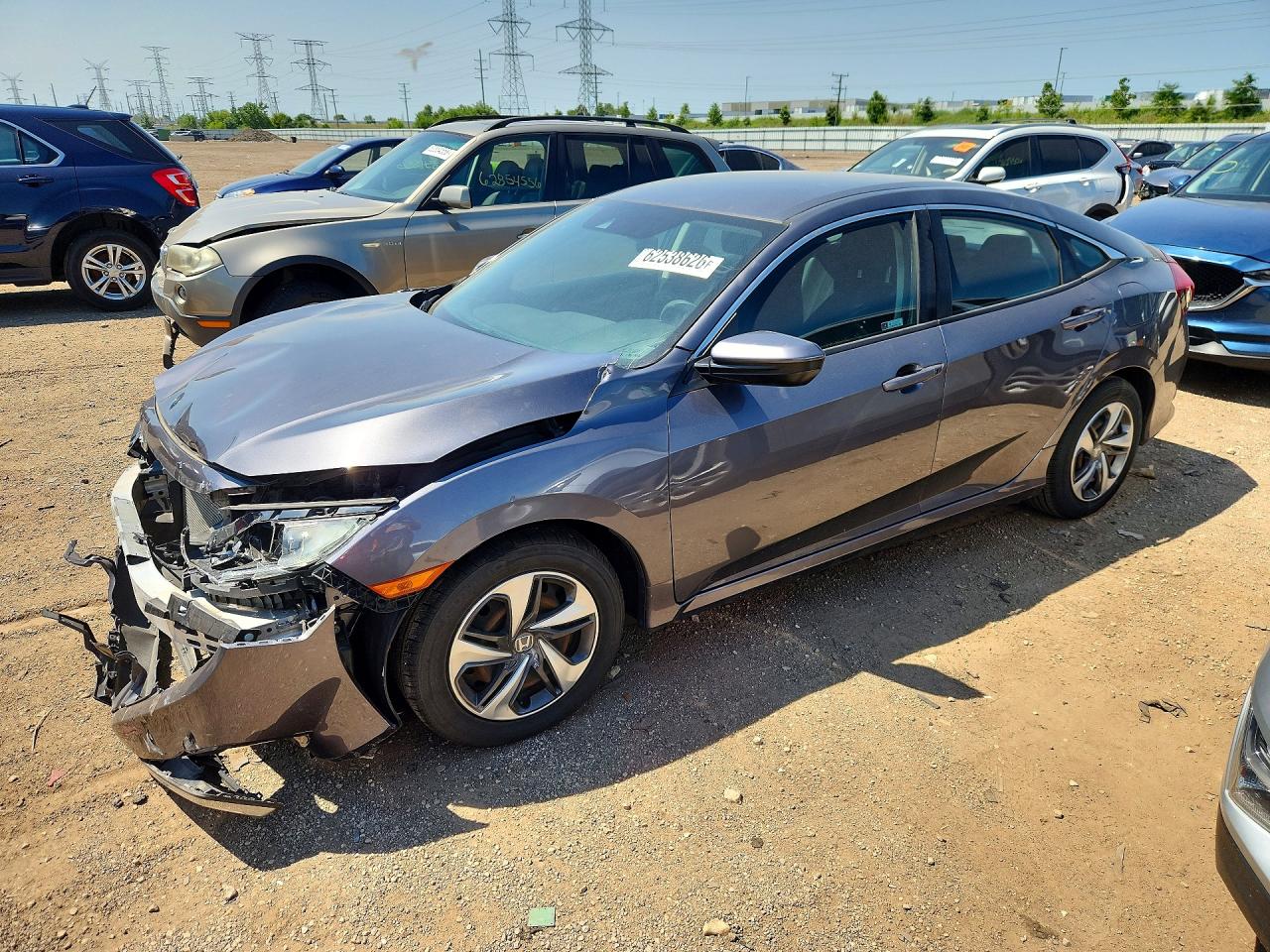 2019 HONDA CIVIC LX | 2HGFC2F69KH584147 | UPCARS