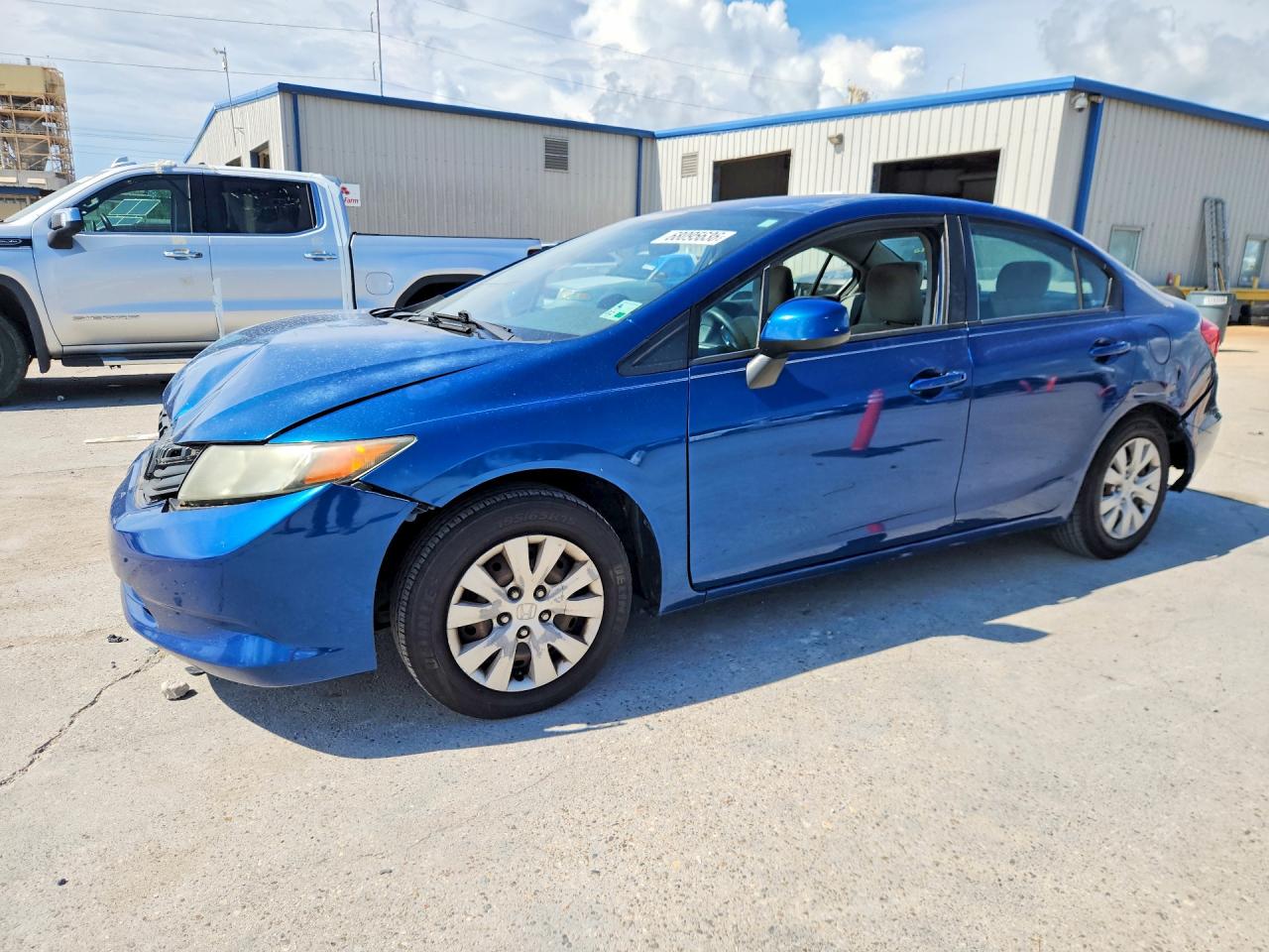 2012 HONDA CIVIC LX | 2HGFB2F54CH533800 | UPCARS