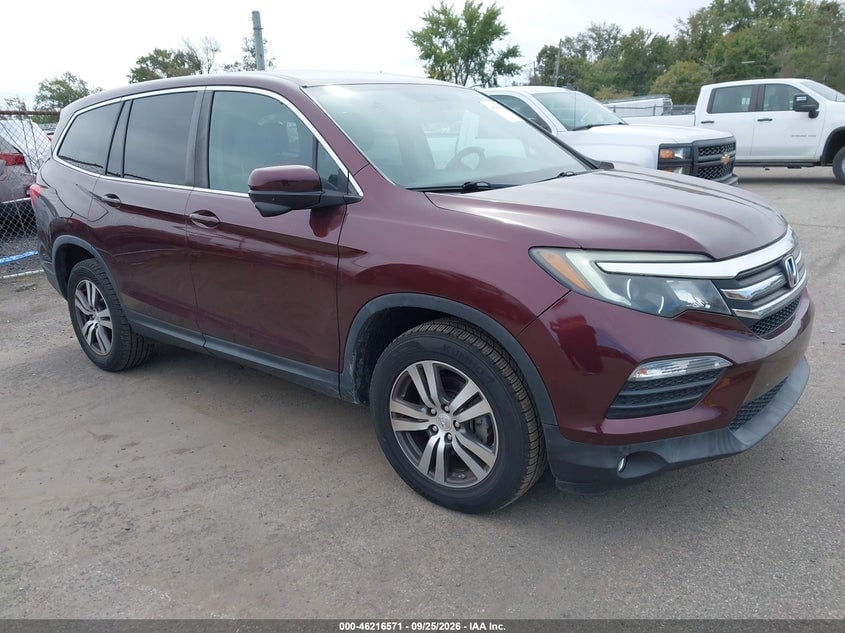 2017 HONDA PILOT EX | 5FNYF6H36HB034458 | UPCARS