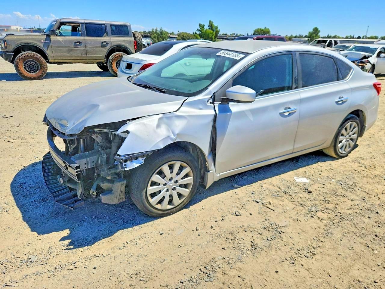 2019 NISSAN SENTRA S | 3N1AB7AP2KY234381 | UPCARS