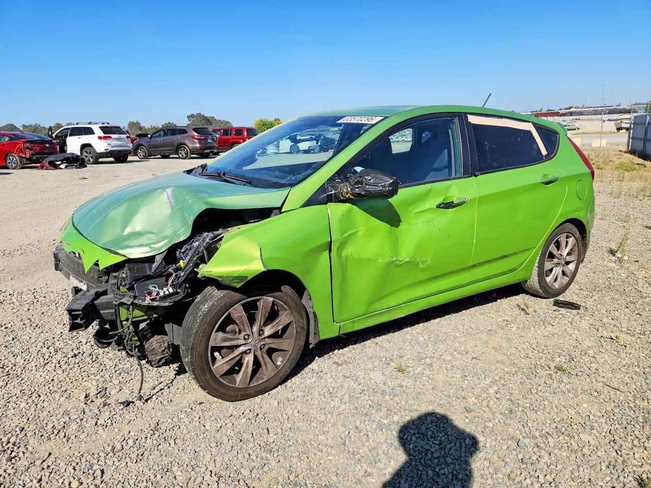 2013 HYUNDAI ACCENT SE | KMHCU5AE6DU067205 | UPCARS