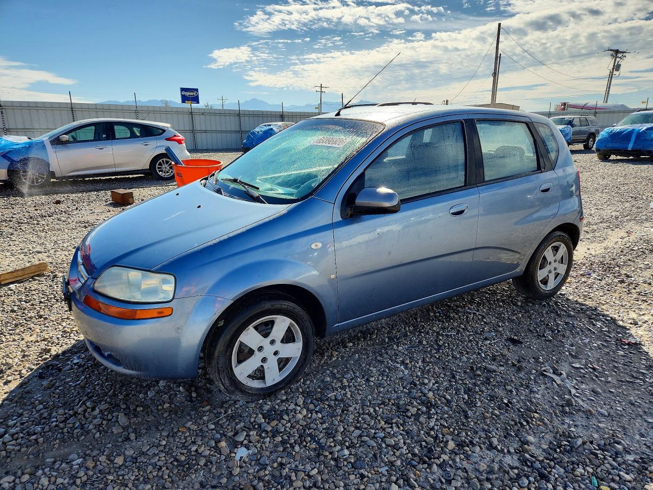 2007 CHEVROLET AVEO BASE | KL1TD66617B734006 | UPCARS