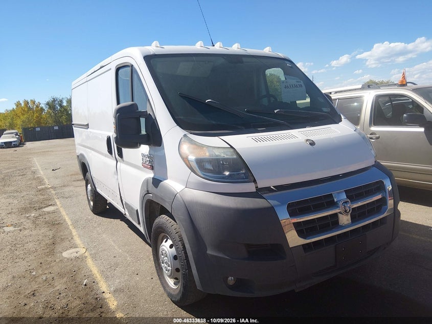 2017 RAM PROMASTER 1500 LOW ROOF 136 WB | 3C6TRVAGXHE508675 | UPCARS