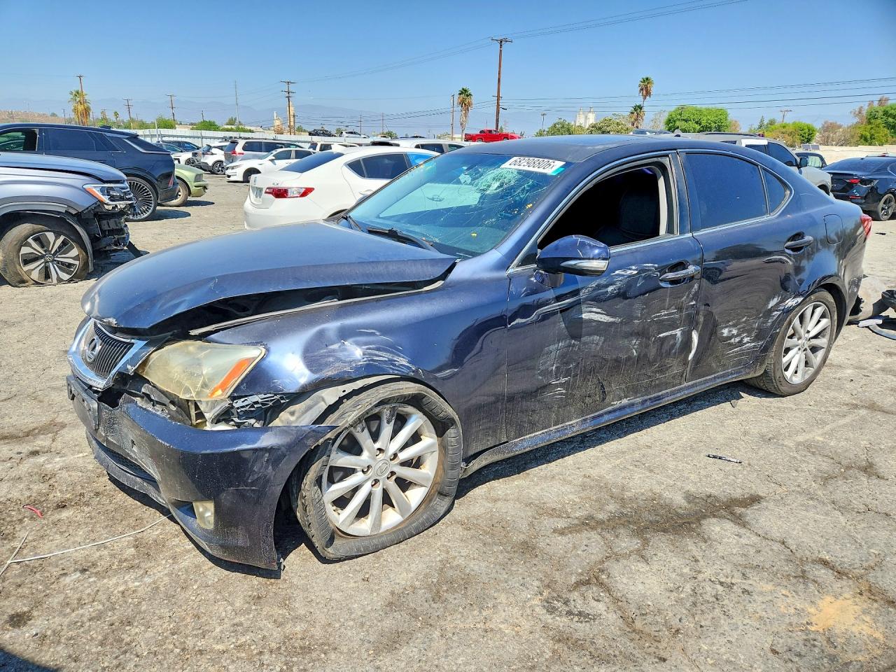 2009 LEXUS IS BASE | JTHBK262295100591 | UPCARS