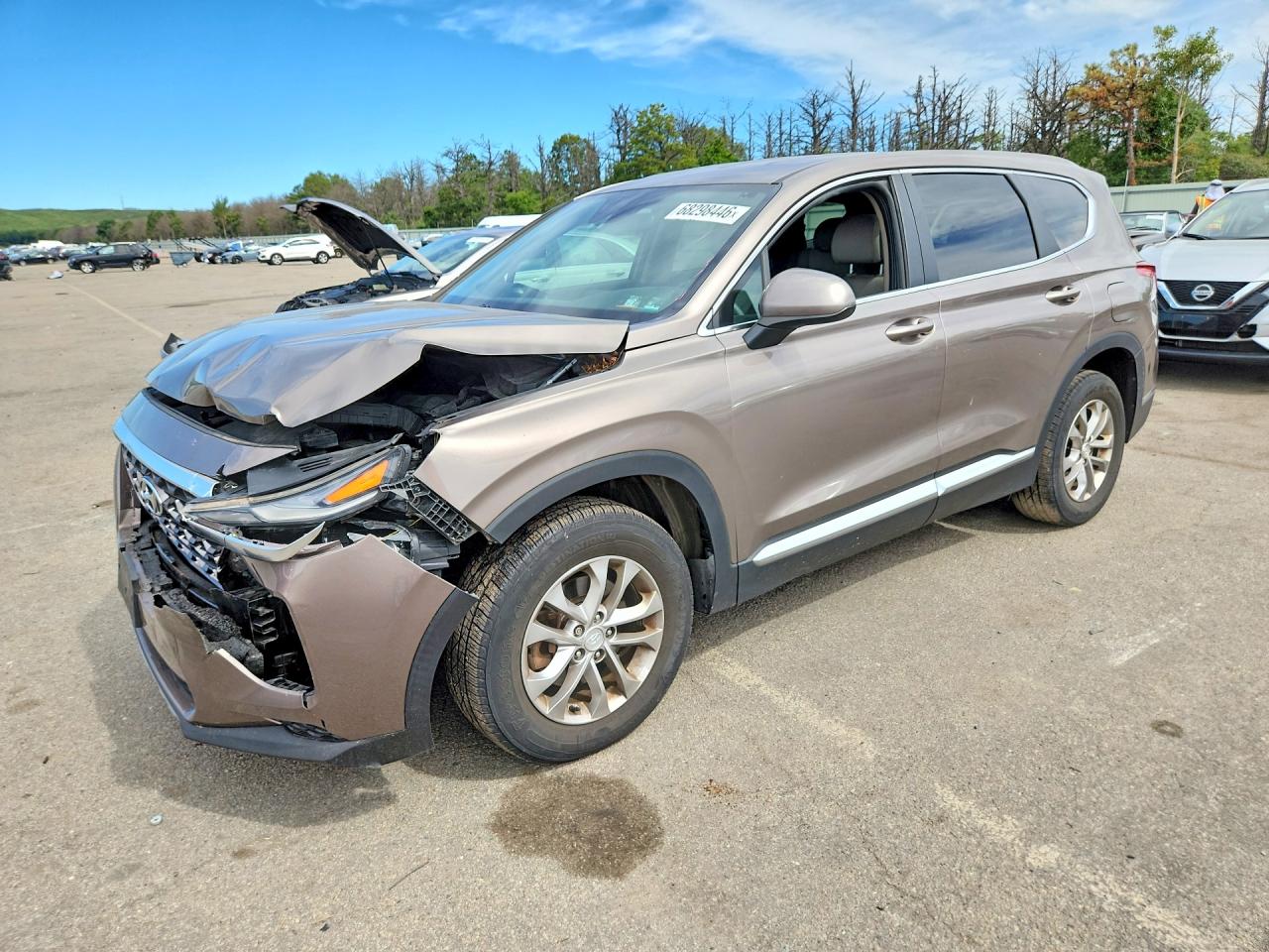 2019 HYUNDAI SANTA FE SE | 5NMS2CADXKH029207 | UPCARS