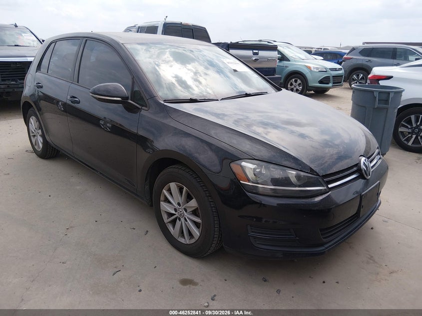 2015 VOLKSWAGEN GOLF TSI S 4-DOOR | 3VW217AU6FM013435 | UPCARS