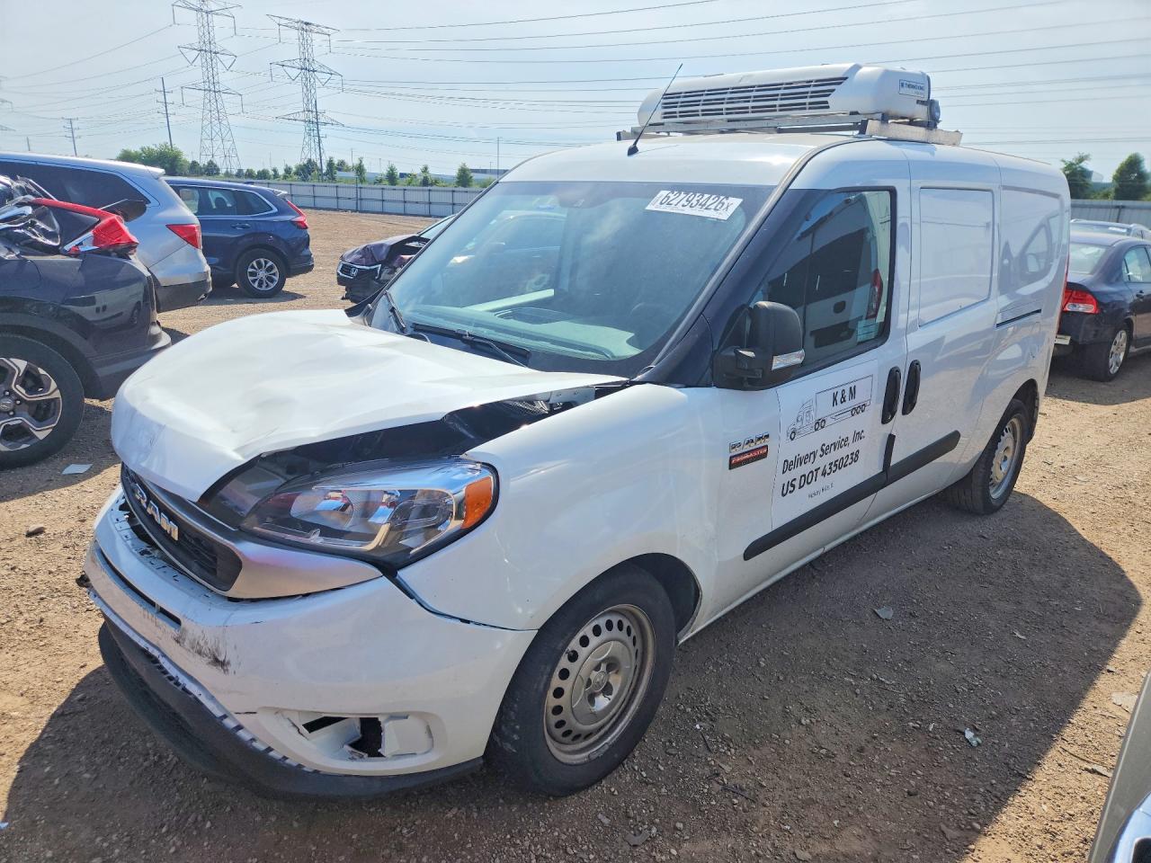 2022 RAM PROMASTER TRADESMAN | ZFBHRFAB0N6Y43585 | UPCARS