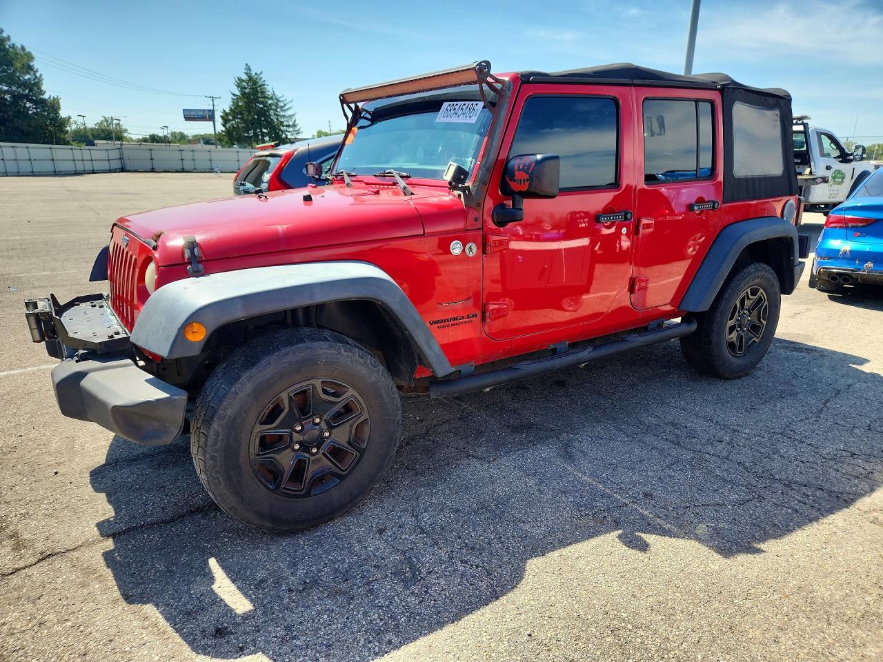 2014 JEEP WRANGLER SPORT | 1C4BJWDG8EL272317 | UPCARS