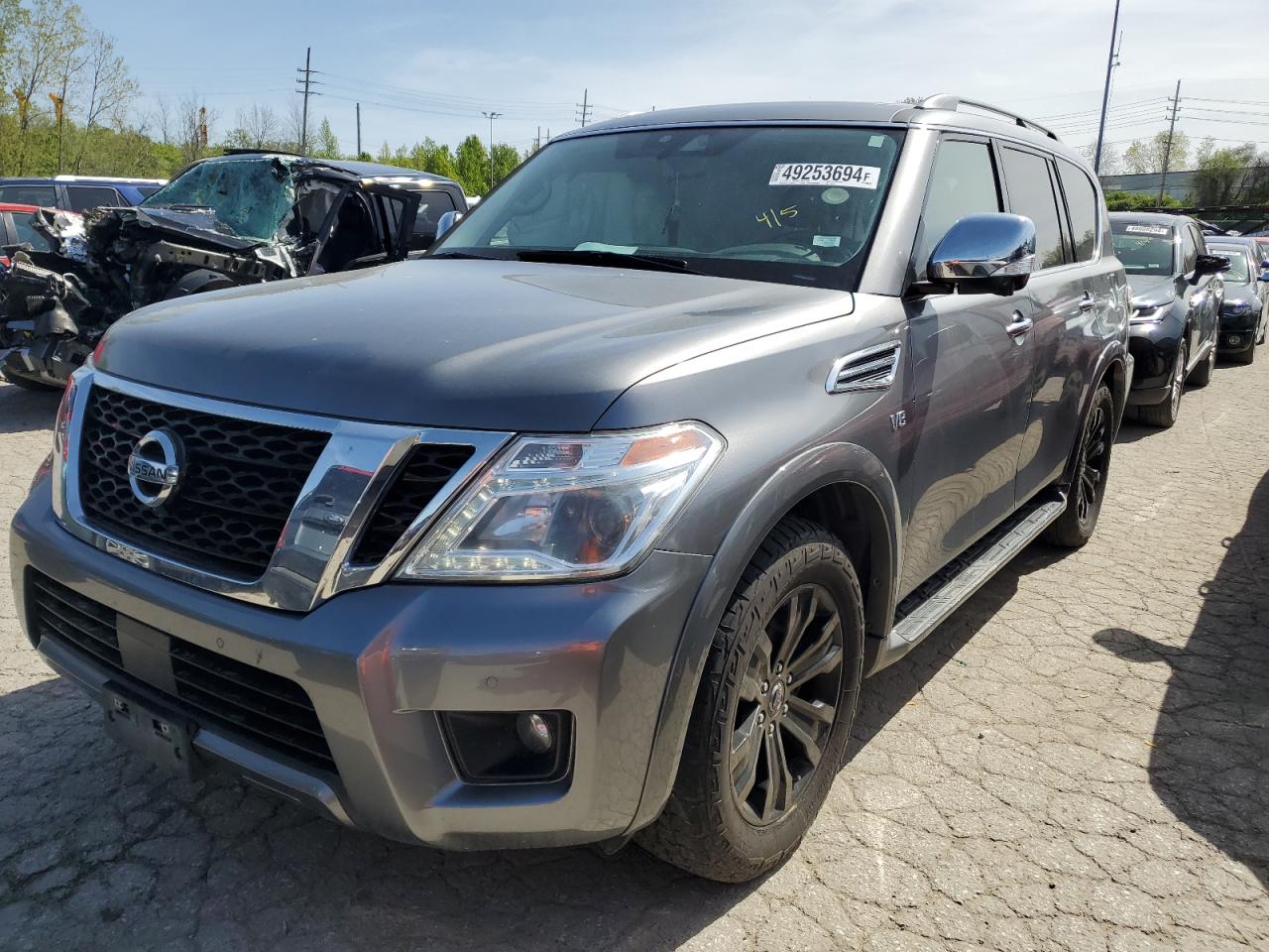2019 NISSAN ARMADA PLATINUM | JN8AY2NC4K9583395 | UPCARS