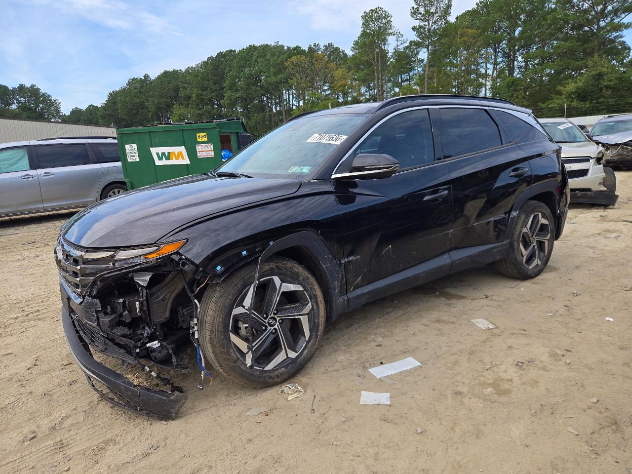 2022 HYUNDAI TUCSON LIMITED | 5NMJECAEXNH104388 | UPCARS