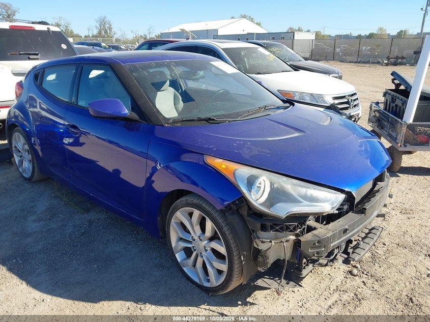 2012 HYUNDAI VELOSTER BASE W/GRAY | KMHTC6AD0CU052519 | UPCARS