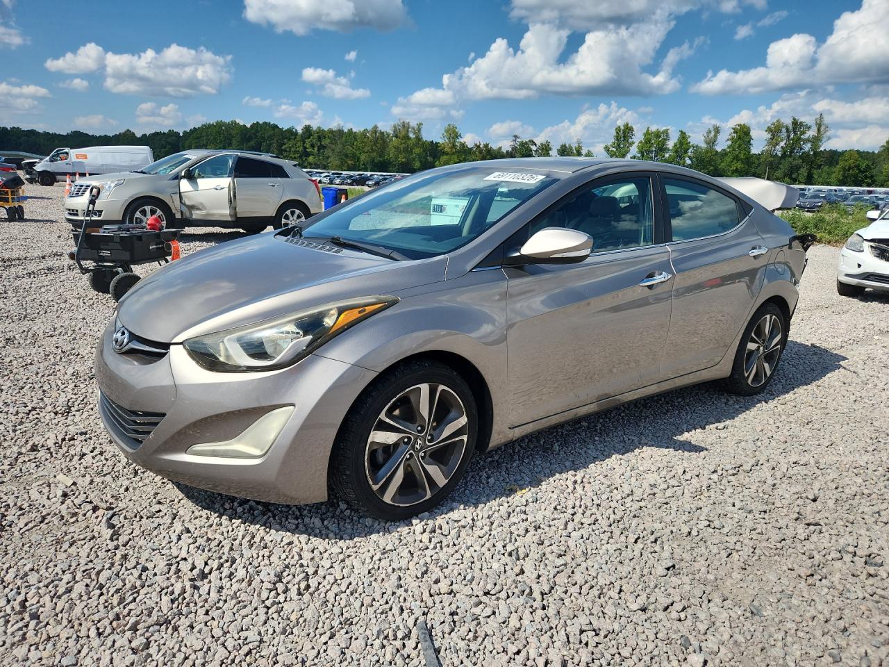 2014 HYUNDAI ELANTRA LIMITED | 5NPDH4AE6EH492085 | UPCARS