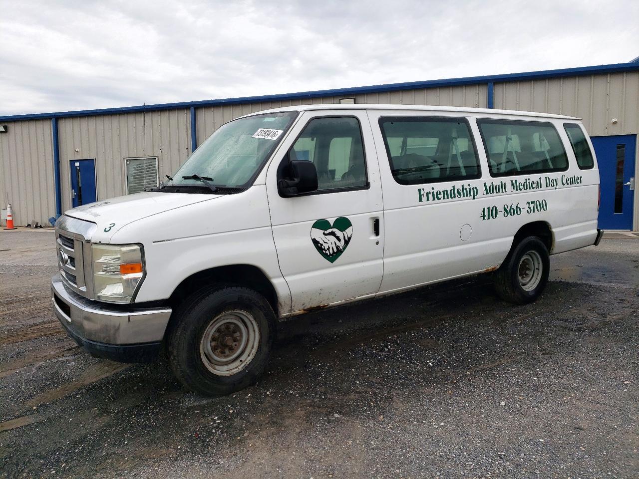 2013 FORD ECONOLIN E350 SUPER DUTY WAGON | 1FBSS3BLXDDA43128 | UPCARS