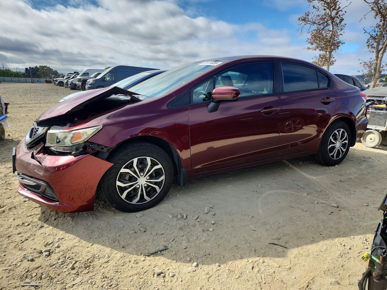 2015 HONDA CIVIC LX | 2HGFB2F58FH527308 | UPCARS