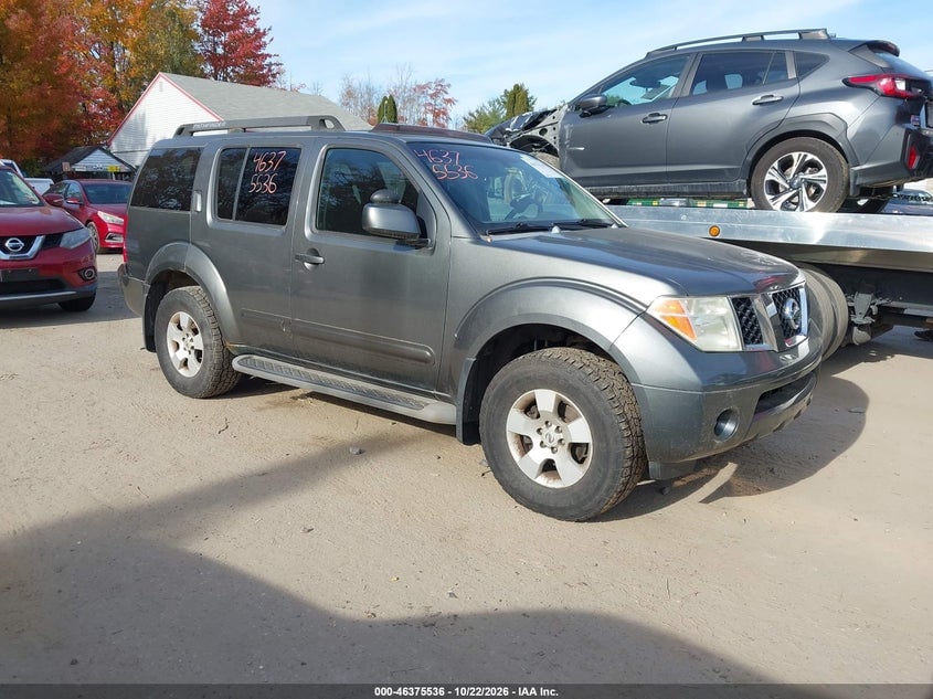 2006 NISSAN PATHFINDER SE | 5N1AR18WX6C683773 | UPCARS