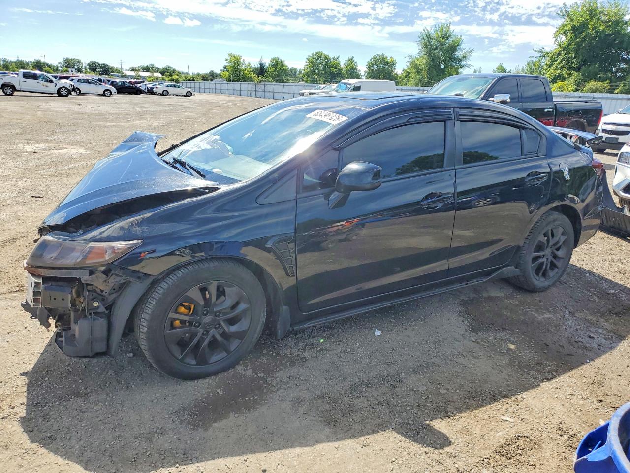 2013 HONDA CIVIC LX | 2HGFB2F52DH104205 | UPCARS