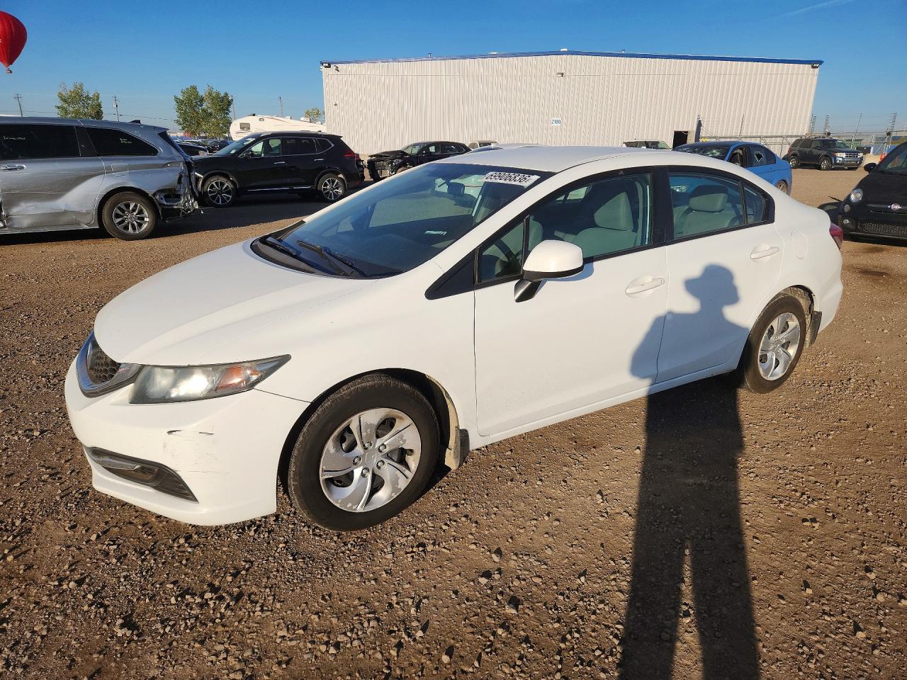2013 HONDA CIVIC LX | 2HGFB2F44DH104021 | UPCARS