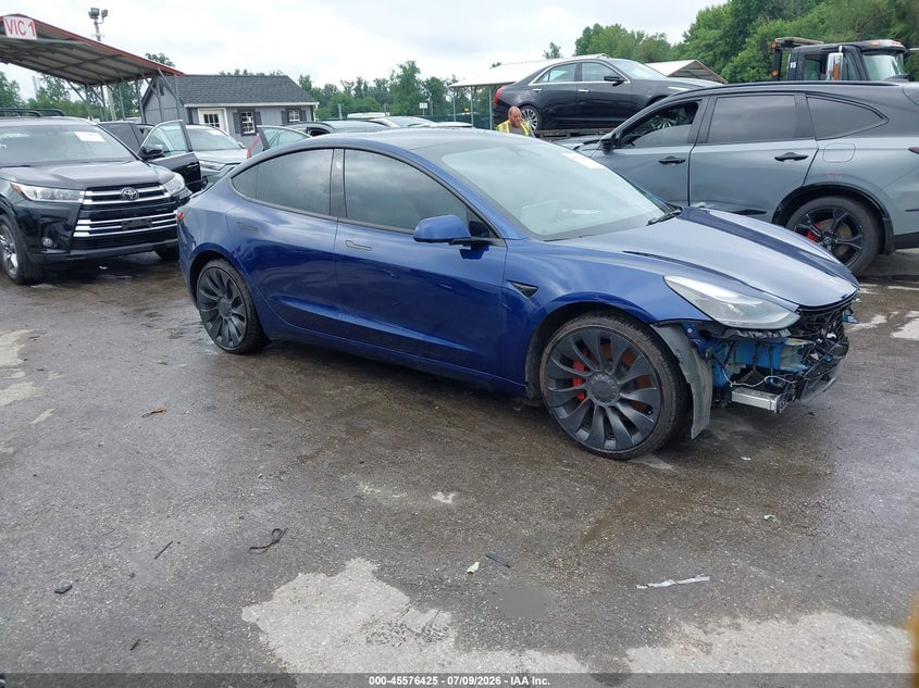 2023 TESLA MODEL 3 PERFORMANCE DUAL MOTOR ALL-WHEEL DRIVE | 5YJ3E1EC0PF586489 | UPCARS