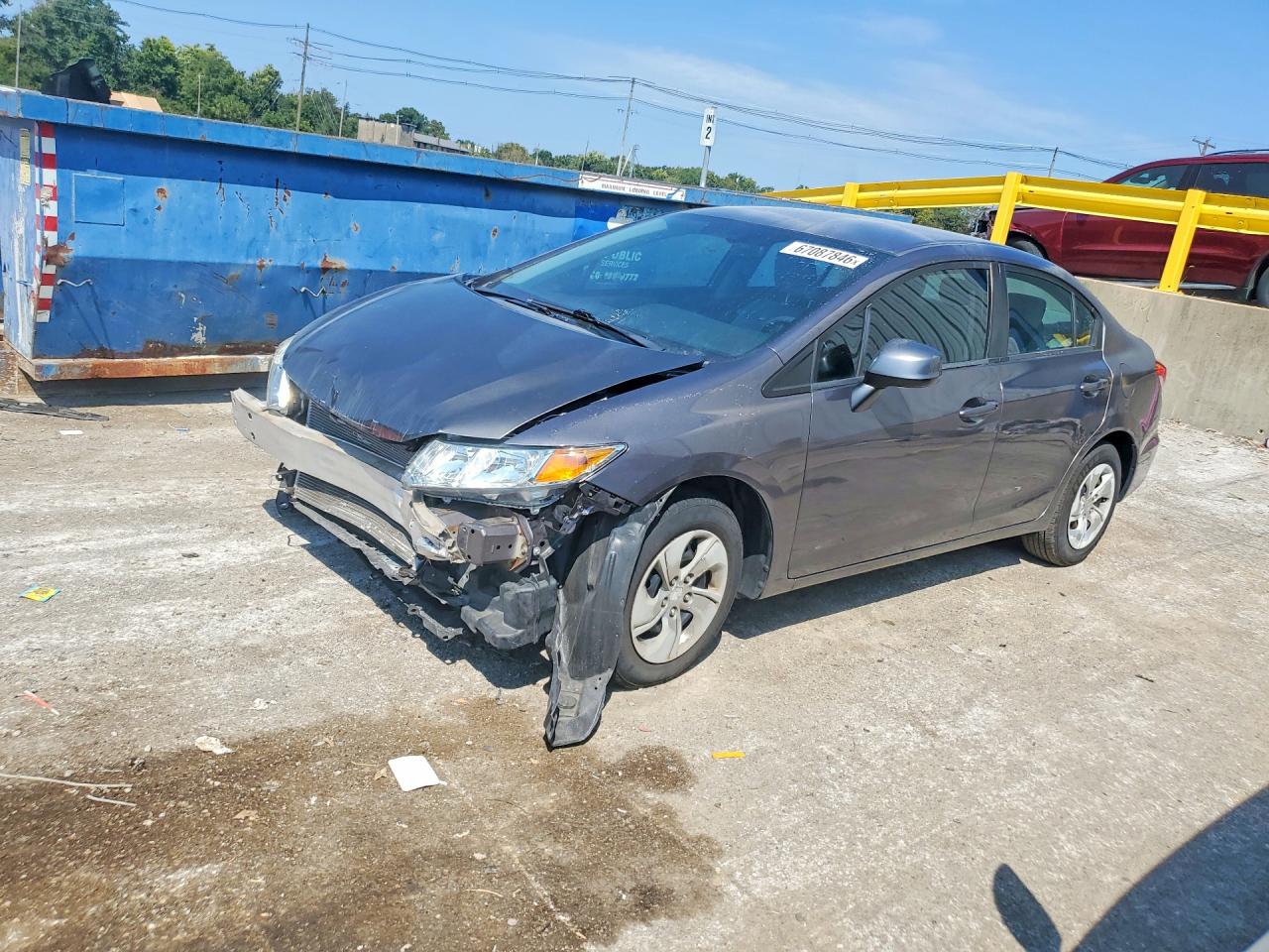 2015 HONDA CIVIC LX | 19XFB2F57FE038828 | UPCARS