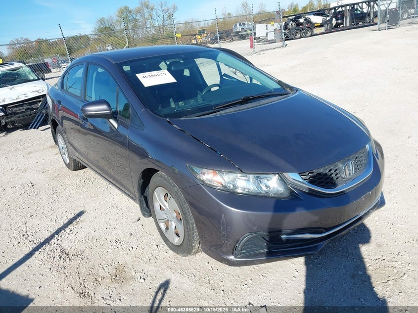 2014 HONDA CIVIC LX | 19XFB2F55EE010122 | UPCARS