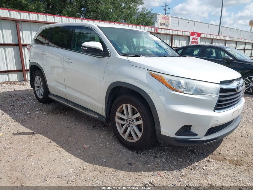 2016 TOYOTA HIGHLANDER LE V6 | 5TDZKRFH6GS124770 | UPCARS