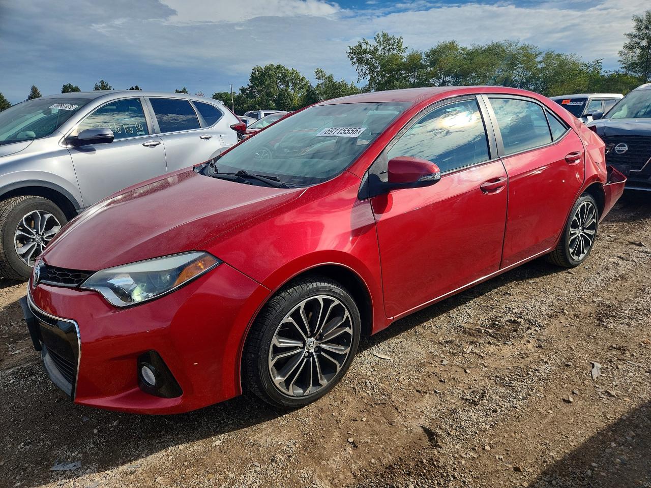 2014 TOYOTA COROLLA S PLUS | 5YFBURHE8EP091677 | UPCARS