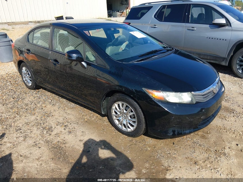 2012 HONDA CIVIC LX | 19XFB2F52CE053930 | UPCARS
