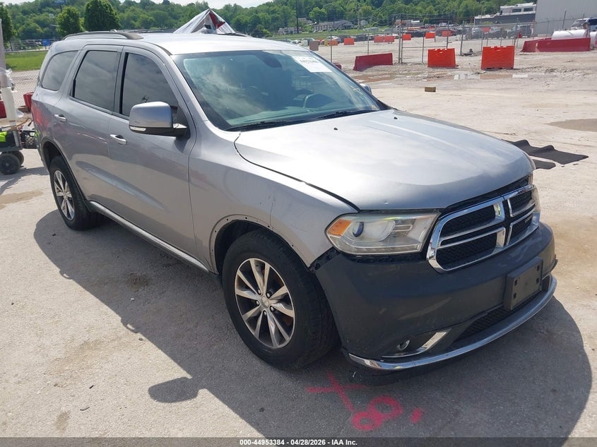 2016 DODGE DURANGO LIMITED | 1C4RDHDG3GC314865 | UPCARS