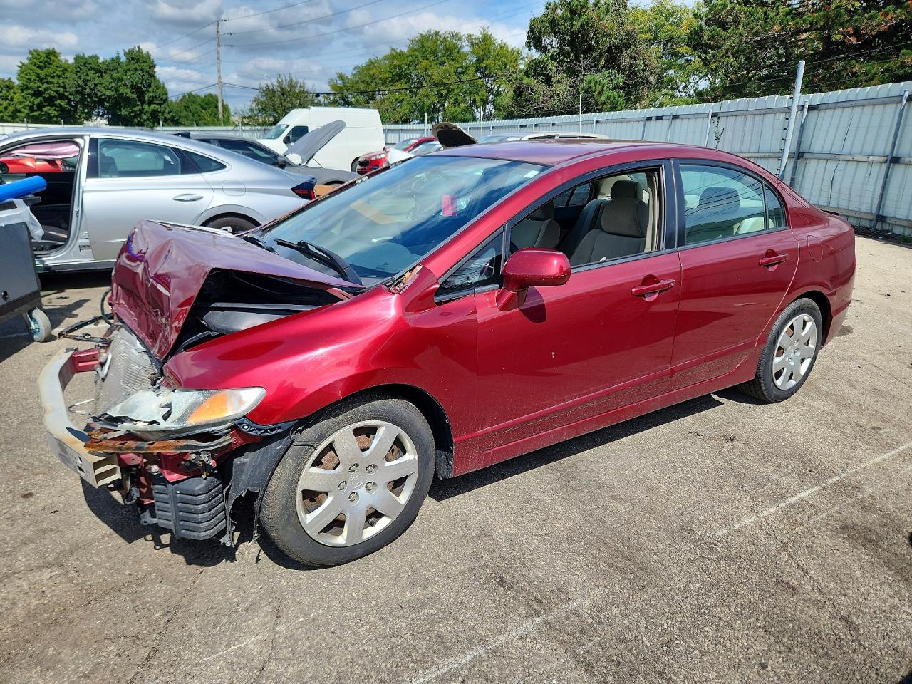 2010 HONDA CIVIC LX | 2HGFA1F57AH548950 | UPCARS