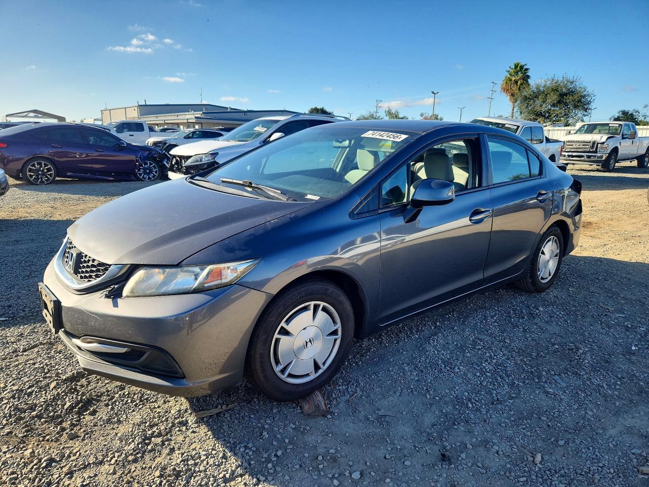 2013 HONDA CIVIC HF | 2HGFB2F67DH544543 | UPCARS