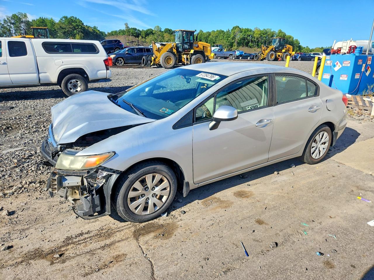 2012 HONDA CIVIC LX | 2HGFB2F52CH306587 | UPCARS