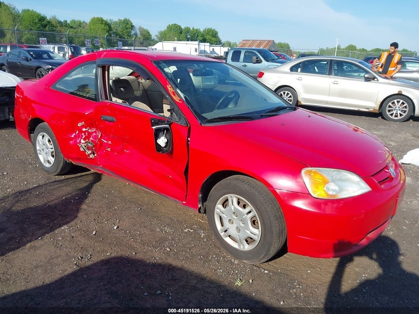 2001 HONDA CIVIC LX | 1HGEM225X1L041400 | UPCARS