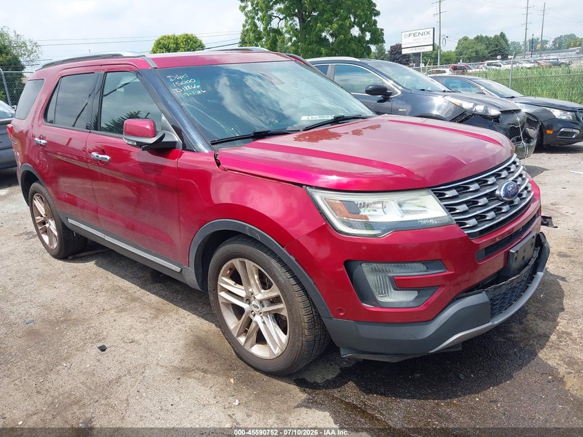 2016 FORD EXPLORER LIMITED | 1FM5K8FH5GGD18866 | UPCARS