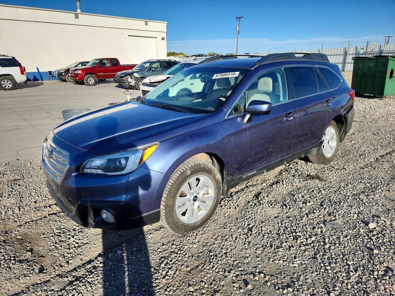 2015 SUBARU OUTBACK 2.5I PREMIUM | 4S4BSBCC5F3337433 | UPCARS