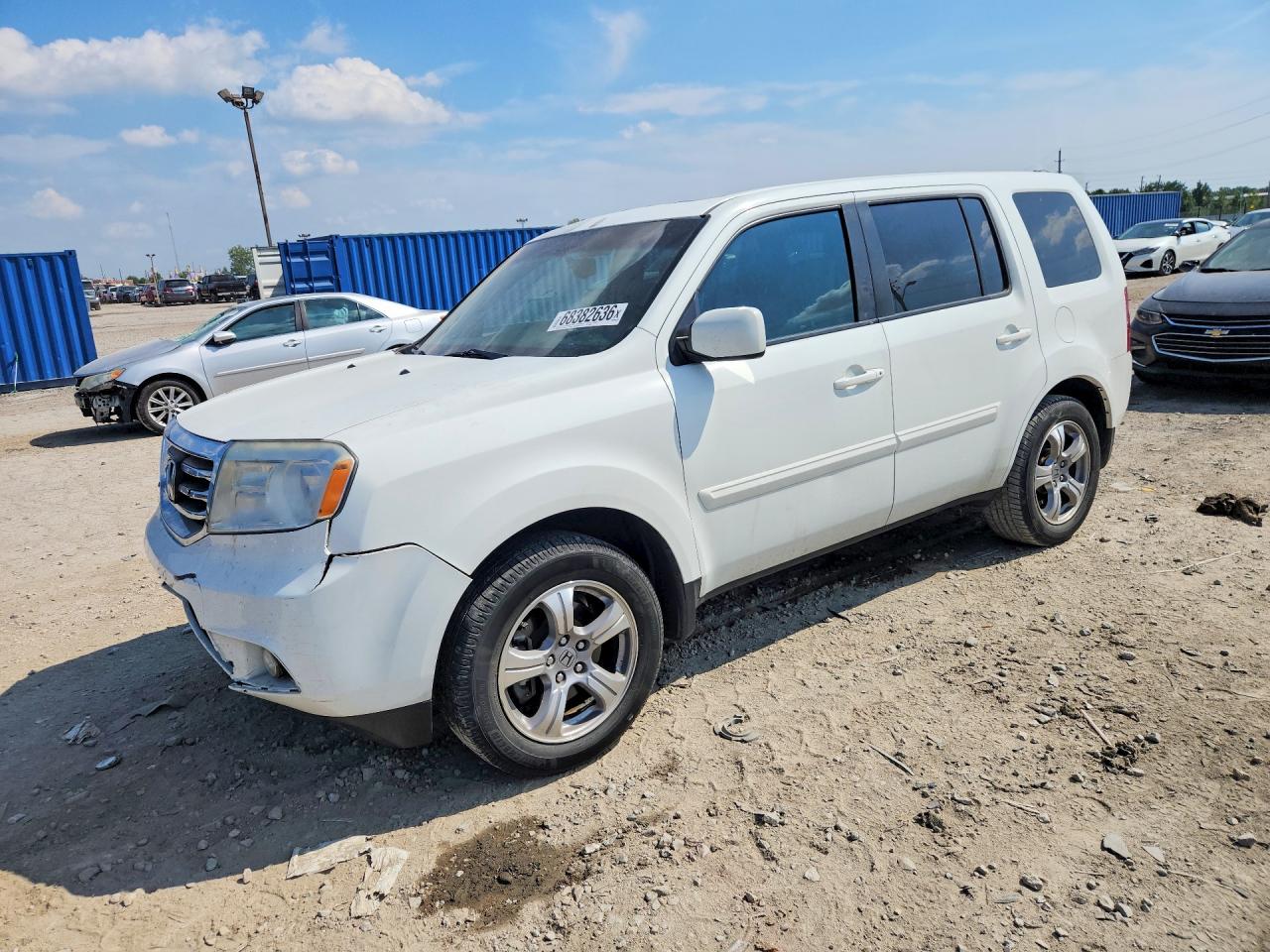 2013 HONDA PILOT EXL | 5FNYF4H51DB016322 | UPCARS