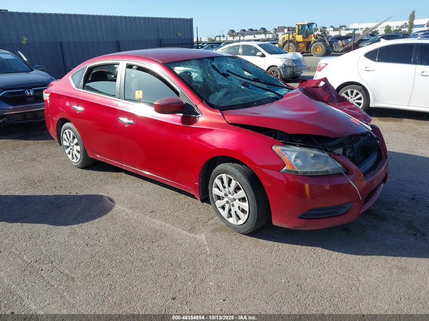 2013 NISSAN SENTRA S | 3N1AB7AP5DL794069 | UPCARS