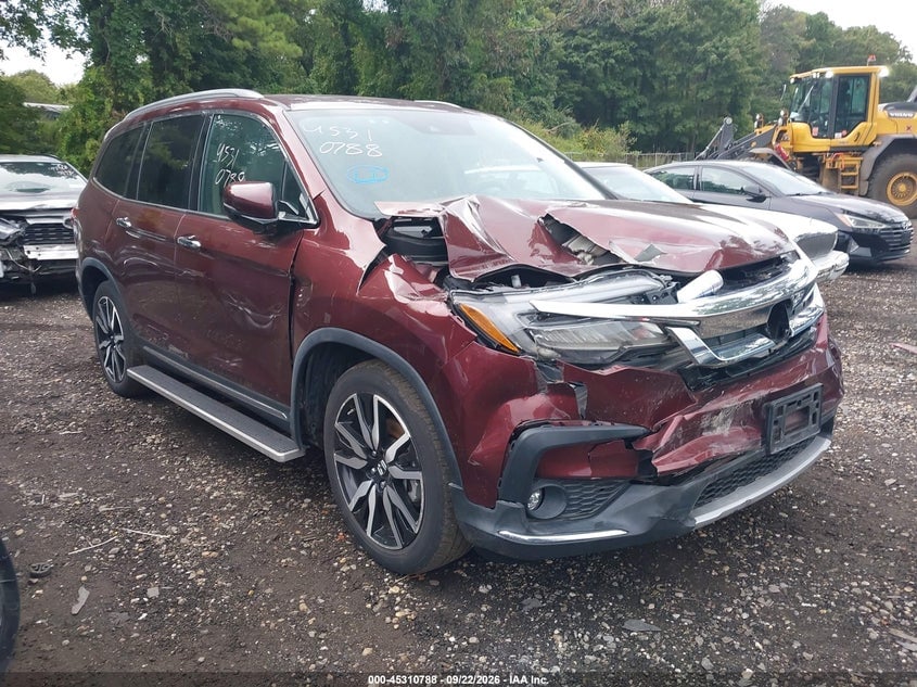 2022 HONDA PILOT AWD TOURING 8 PASSENGER | 5FNYF6H99NB012230 | UPCARS